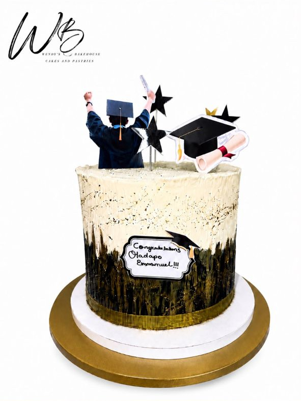 A celebration cake decorated by Wendy’s Bakehouse